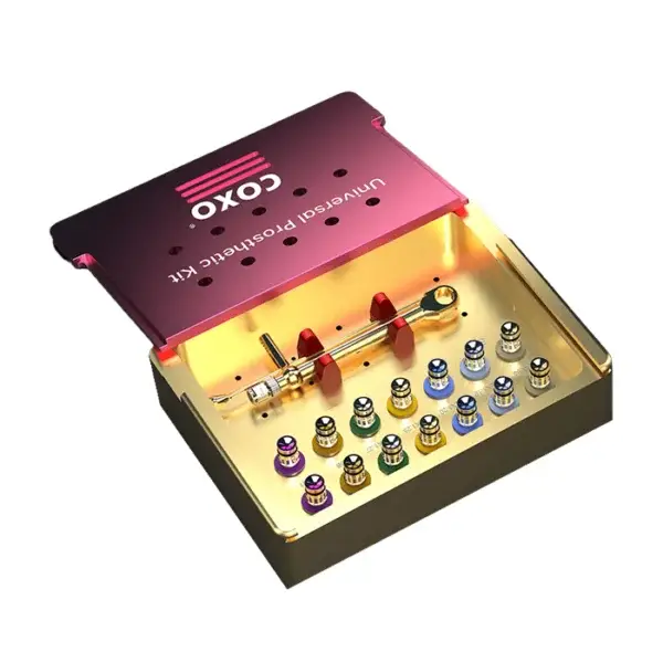 Cheie Dinamometrică de Implantologie COXO C-TW1 cu Set de Adaptoare